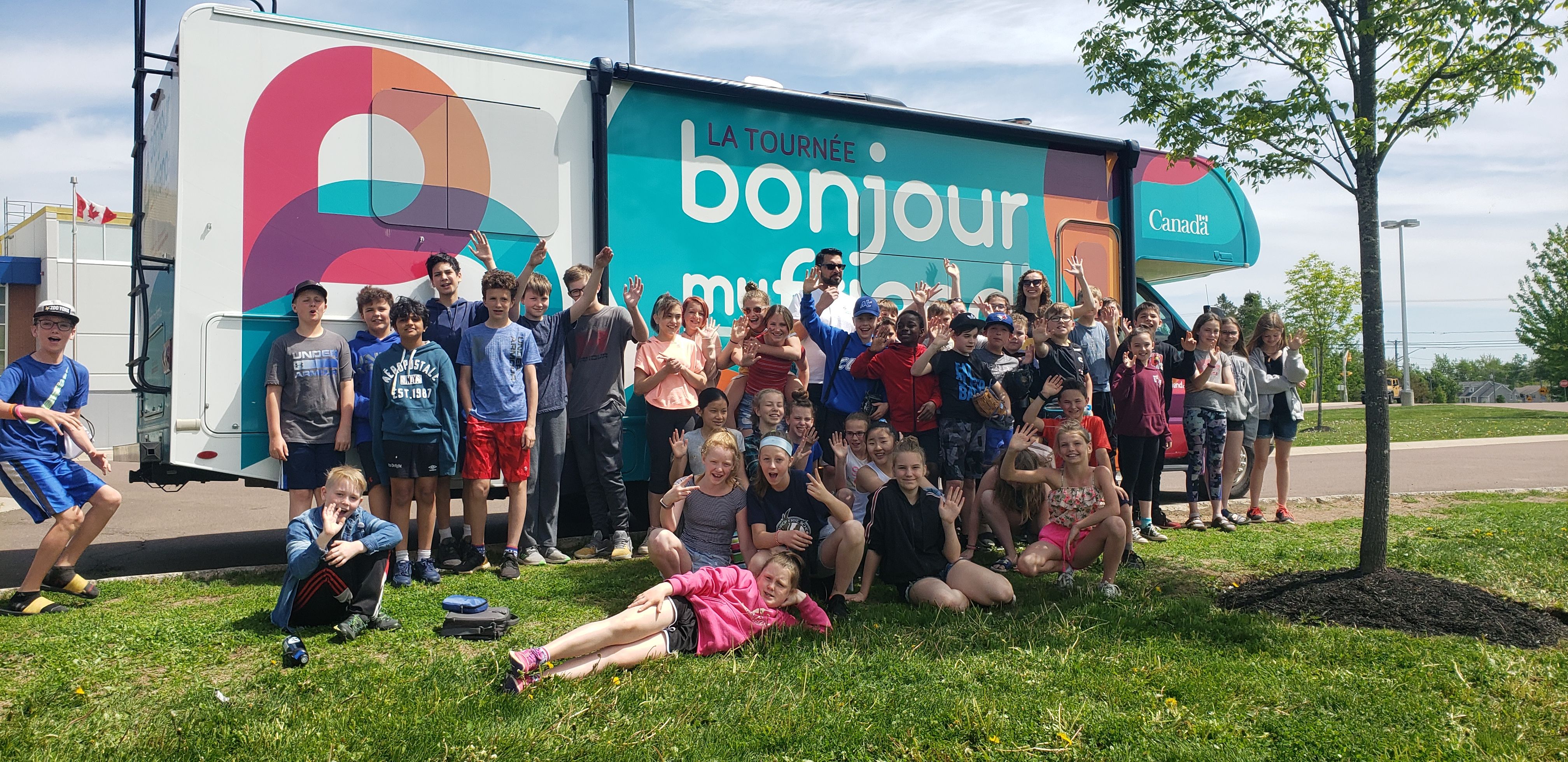 13 juin-l’école Northrop Frye School - bonjour my friend