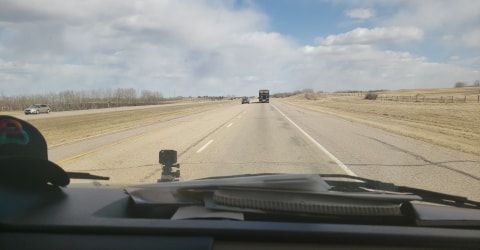 sur la route vers Saskatoon - 25 avril